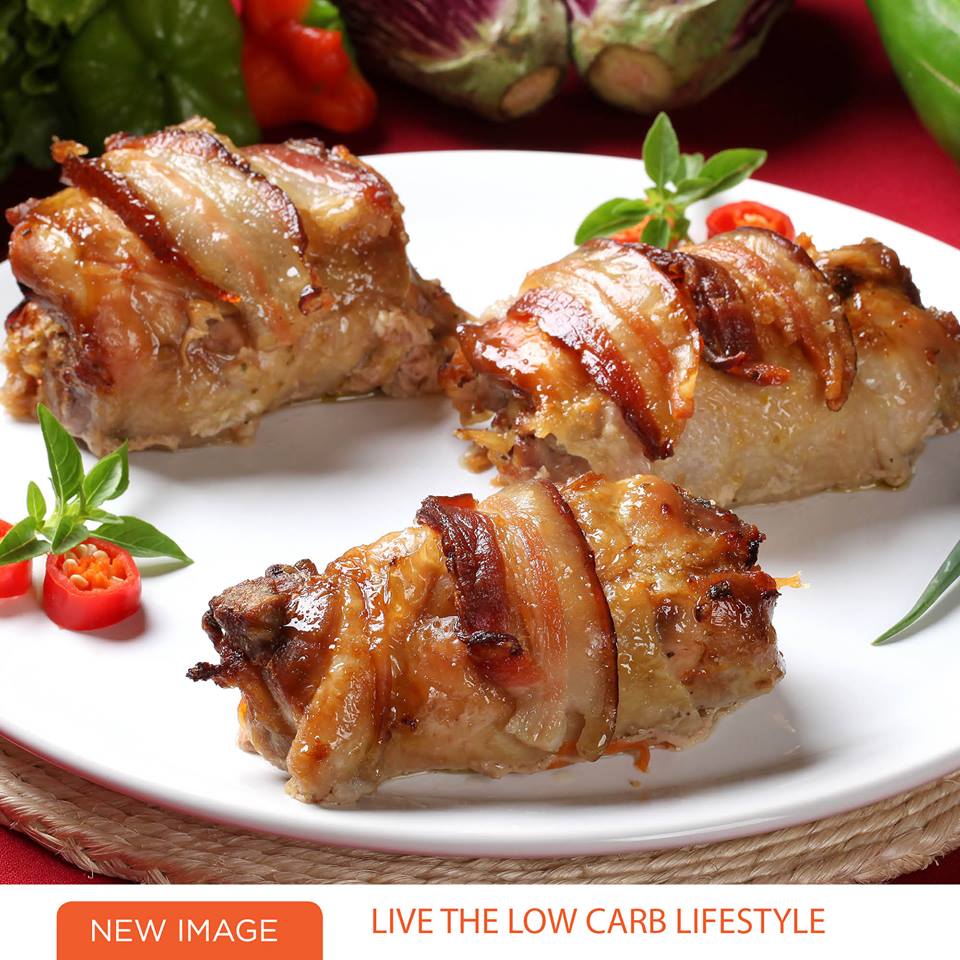 Lowcarb Apricot Cheese stuffed chicken breat